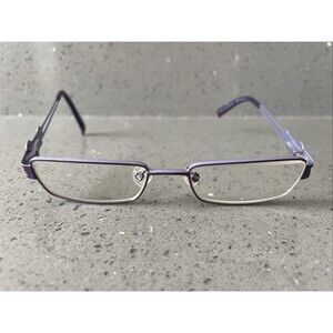 PEZ EYEWEAR LOLLYPOP EYEGLASSES Frames ONLY Purple 46-16-130 Stainless Steel